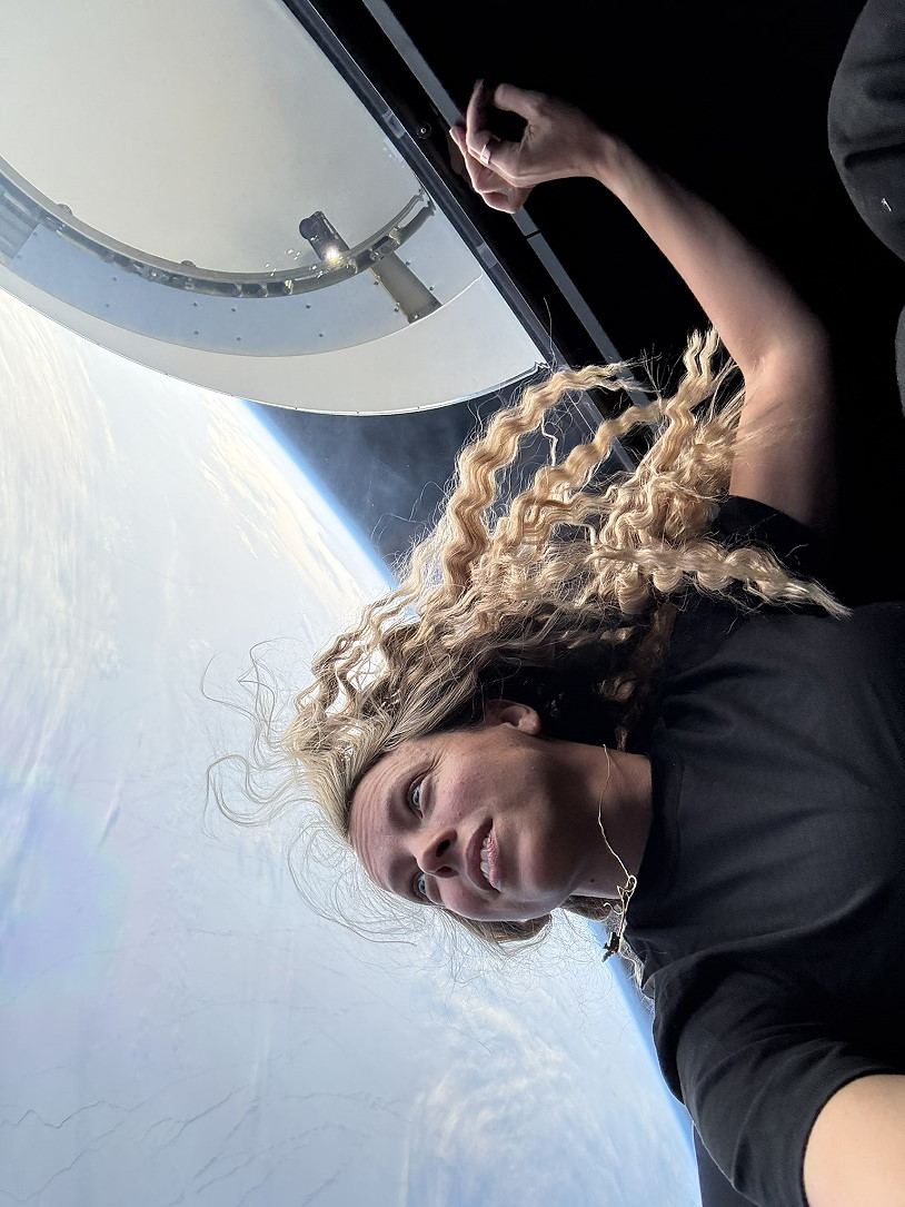 Astronaut at window